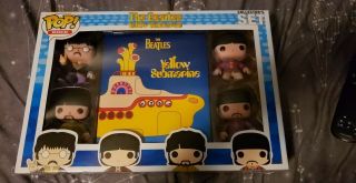 Rare Funko Pop Beatles Yellow Submarine Collector’s Set Nib Vhtf Rare
