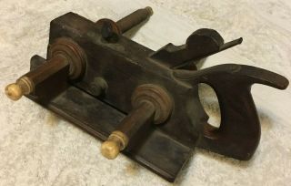 D.  R.  Barton & Co.  Screw Stem Plough Plane Collectable Woodworking