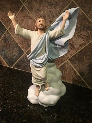 Retired 1996 Homco Home Interiors Masterpiece Porcelain Jesus " The Ascension "