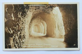 Old Rppc Postcard Mitchells Point Tunnel,  Columbia River Highway,  Oregon,  1929
