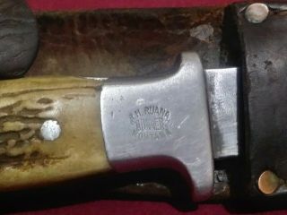Vintage R.  H Ruana Knife Stamped 4
