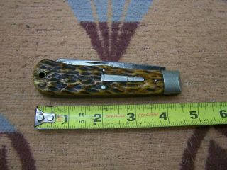 Old Vintage R1123 Remington Umc Pocket Folding Bullet Knife No Sheath Shell Box