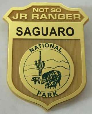 Saguaro National Park - National Park No So Junior Ranger Senior Badge