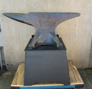 American Wrought Blacksmith Anvil Circa 1899 - 1910,  Well.  240 Lbs