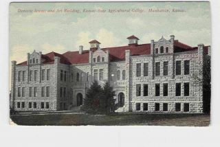 Antique Postcard Kansas Manhattan Kansas State Agricultural College Domestic Sci