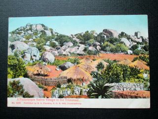 Picturesque Native Village In The Transvaal - R.  O.  Fusslein,  Johannesburg C1910