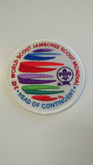 2019 24th World Scout Jamboree Head Of Contingent