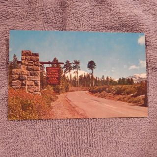 Vintage Postcard Lessen Volcanic National Park,  Known As An Active Volcano Calif