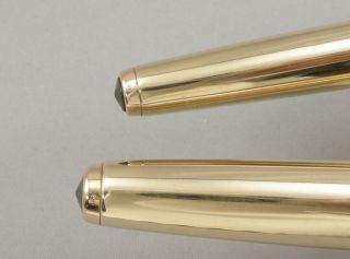 Parker 61 Presidential 14kt Solid Gold Fountain Pen & Pencil Set - 1960 ' s 8