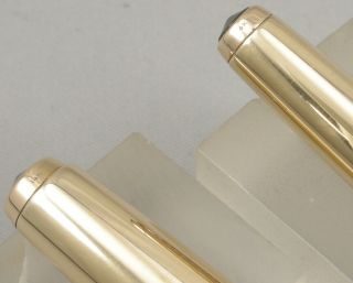 Parker 61 Presidential 14kt Solid Gold Fountain Pen & Pencil Set - 1960 ' s 9
