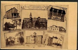 Holly Springs,  Mississippi,  Rust University,  1910 Multi - View Postcard