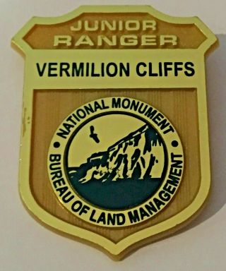 Vermillion Cliffs National Monument Blm - National Park Junior Ranger Badge