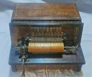 Antique Gem Roller Organ " Museum "