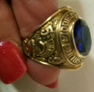 10k Gold Vintage Class Ring 1959 From Gaithersburg,  Md
