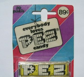 vintage PEZ starry candy 10 pack,  in bubble card 3