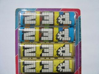vintage PEZ starry candy 10 pack,  in bubble card 4