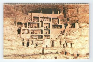 Vintage Postcard Montezuma Castle National Monument Arizona Az