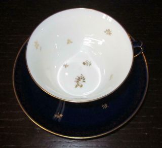 20th Century SEVRES French Porcelain Cup & Saucer EX HAROLD WILSON / DE GAULLE 5 5