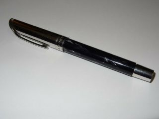 Bulgari Bvlgari Sterling Silver Rollerball Pen with black Ink - Rare 2