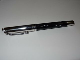Bulgari Bvlgari Sterling Silver Rollerball Pen with black Ink - Rare 4