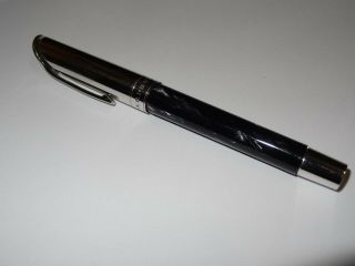 Bulgari Bvlgari Sterling Silver Rollerball Pen with black Ink - Rare 5