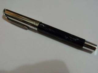 Bulgari Bvlgari Sterling Silver Rollerball Pen with black Ink - Rare 7