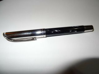 Bulgari Bvlgari Sterling Silver Rollerball Pen with black Ink - Rare 8