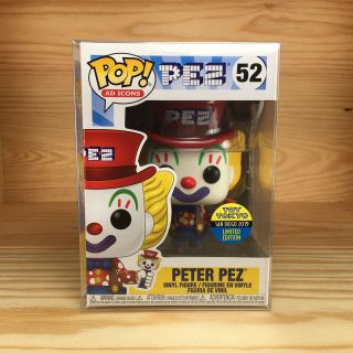 Funko Pop Peter Pez 52 Official Toy Tokyo Sticker Sdcc 2019 Protector