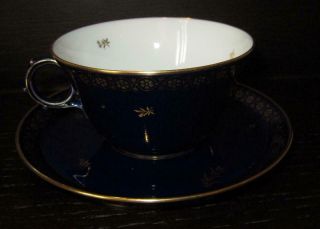 20th Century SEVRES French Porcelain Cup & Saucer EX HAROLD WILSON / DE GAULLE 4 4