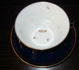 20th Century SEVRES French Porcelain Cup & Saucer EX HAROLD WILSON / DE GAULLE 4 8