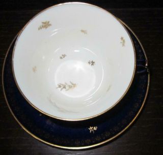 20th Century SEVRES French Porcelain Cup & Saucer EX HAROLD WILSON / DE GAULLE 3 2