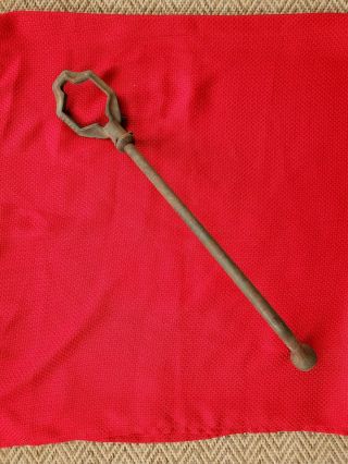 OLD ANTIQUE JOHN DEERE S2724D WAGON WRENCH RARE TRACTOR TOOL PLOW FARM VINTAGE 6