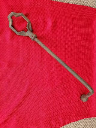 OLD ANTIQUE JOHN DEERE S2724D WAGON WRENCH RARE TRACTOR TOOL PLOW FARM VINTAGE 7