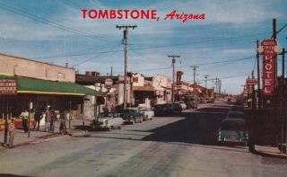Tombstone Arizona Postcard 1950 