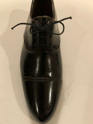 Miniature Dark Brown Men ' s Oxford Shoes Paperweights by Two ' s Company 4