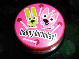 Hallmark Hoops And Yoyo " Happy Birthday " Press Button Party Gift