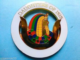 Grand Chapter Nile Freemasonry Girls Daughters Of Isis Auto Cut Out Car Emblem