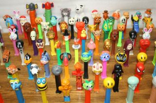 90,  Pez Assorted Characters Dispensers Star Wars,  Spider Man,  Bat Man & More 3