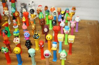 90,  Pez Assorted Characters Dispensers Star Wars,  Spider Man,  Bat Man & More 4