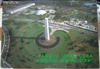 Brazil Parque Ibirapuera Sao Paulo Aerial View - Unposted
