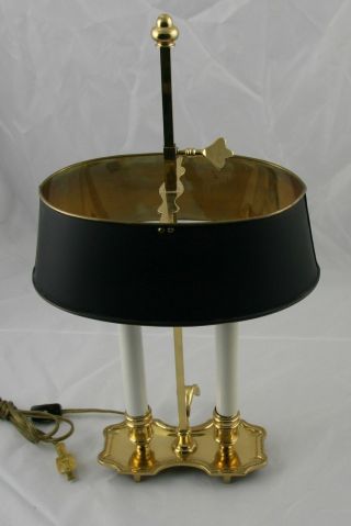 Frederick Cooper Brass Bouillotte Desk Lamp 2