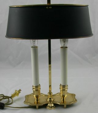 Frederick Cooper Brass Bouillotte Desk Lamp 6