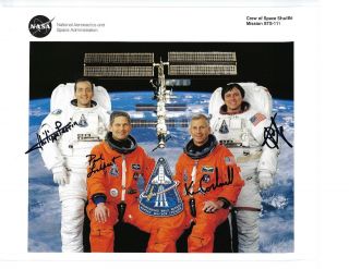 Space Shuttle Sts - 111 Endeavour Crew Signed