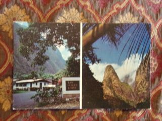 Vintage Postcard Iao Valley Lodge,  Wailuku,  Maui,  Hawaii