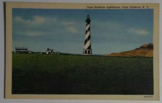 Vintage North Carolina Postcard Cape Hatteras Lighthouse Cape Hatteras Nc