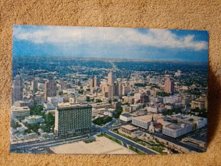 Vintage Postcard Skyline,  San Antonio,  Texas