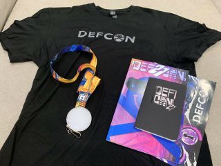 Defcon 27 Hacker Conference Access Badge - T - Shirt - 2 Booklets,  2 Notebooks