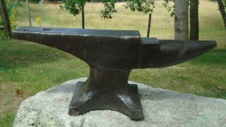 Wonderful Hay Budden Blacksmith Anvil Forge Iron Welding KNIFE MAKER 133 lbs 2