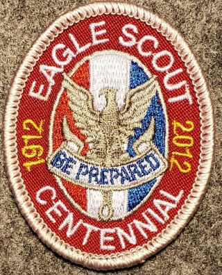 Boy Scout Eagle Rank 1912 - 2012 Patch - Type 12 " Centennial " Bsa