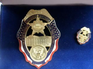 Rare Us Secret Service Issue Inauguration Police Badges 2001 George Bush